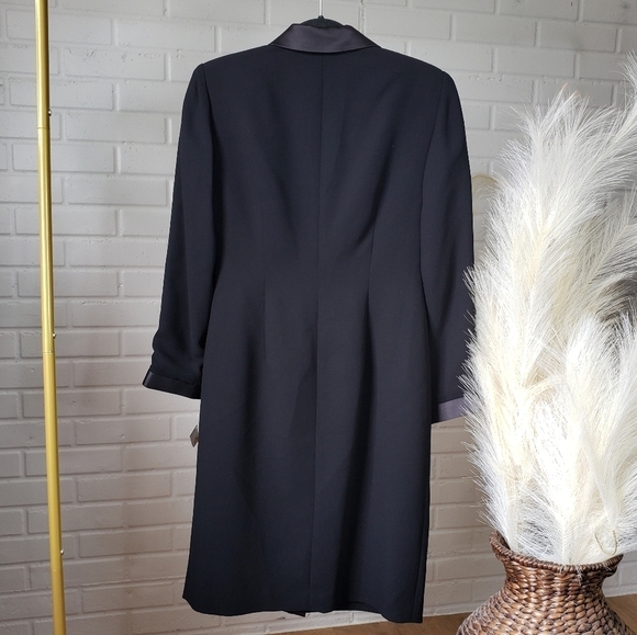 NWT Talbots Black Twist Button Up Dress size 4 Petite Black - Picture 5 of 8